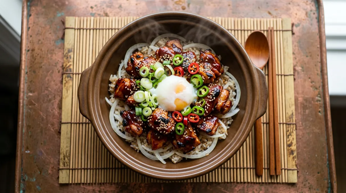 닭다리살 덮밥, 지코바 소스 흉내냈는데 진짜 그 맛이에요