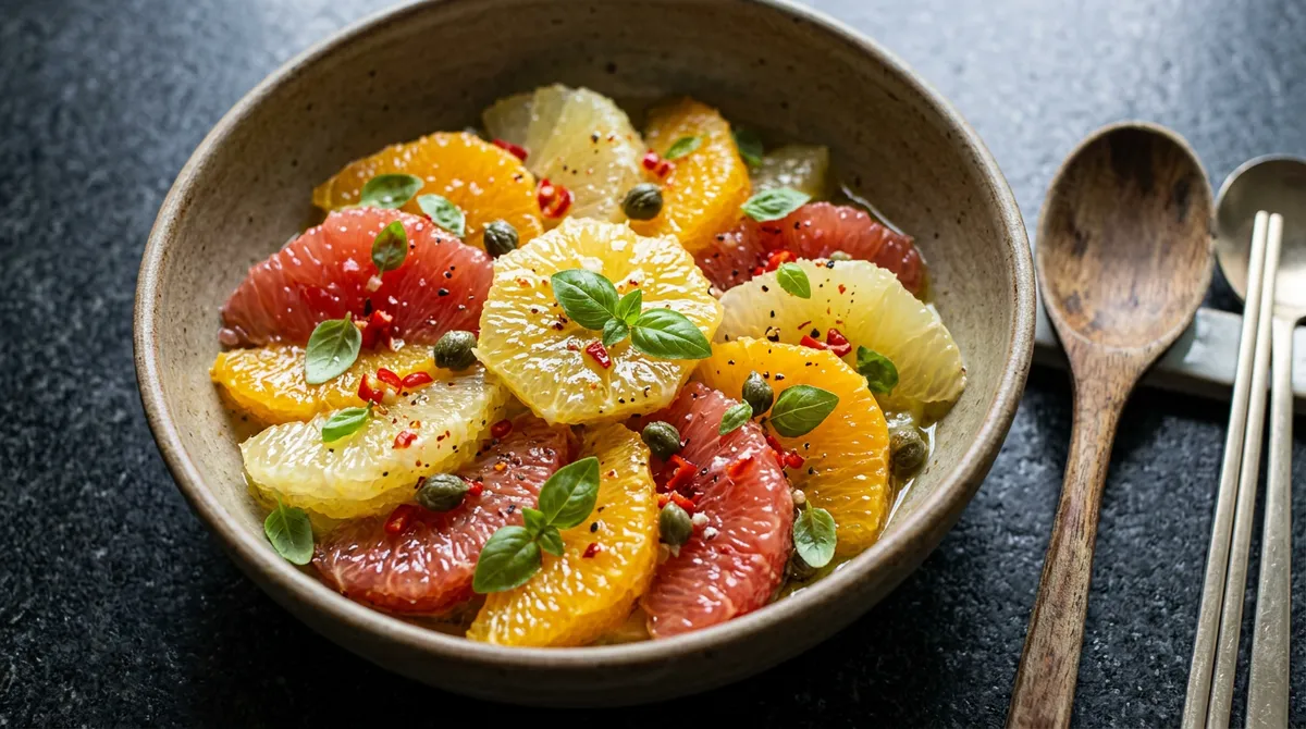 Citrus Salad - Segment the Fruit and the Dressing Is Done in One Go
