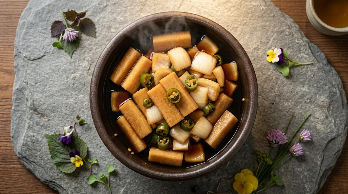 무양파장아찌, 겨울 무로 담그면 아삭함이 달라요