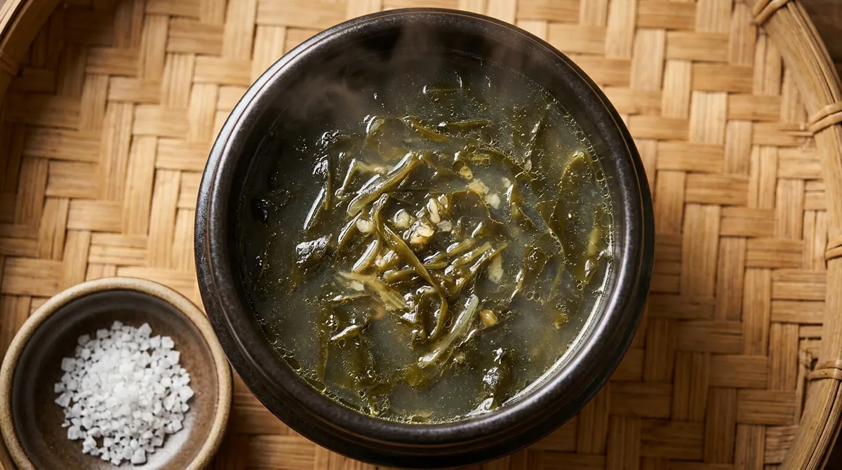 미역국, 소고기다시다 넣으니까 소고기 없어도 그 맛이 나더라고요