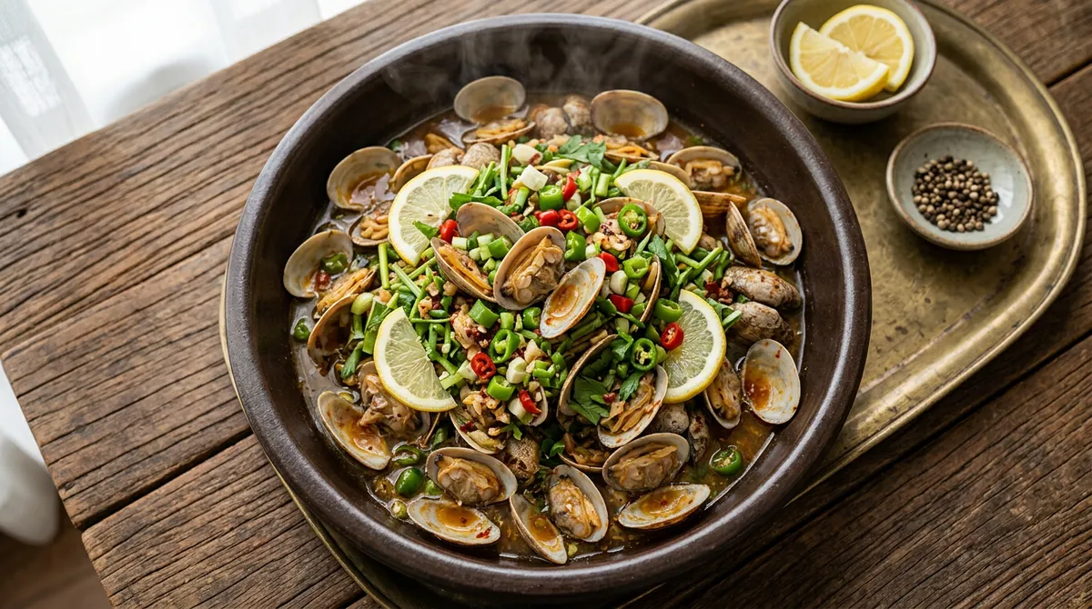 바지락볶음, 이걸 안주로 먹으면 맥주가 저절로 들어가요