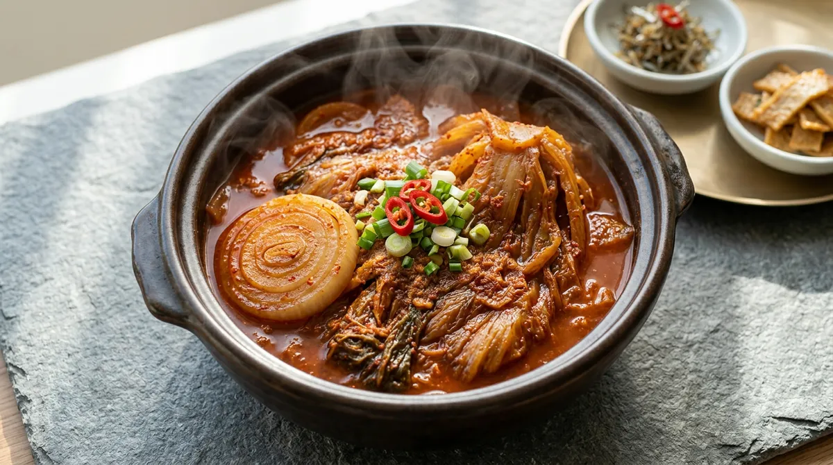 묵은지김치찜, 황태가루 한 숟갈 넣었더니 감칠맛이 확 살아나요