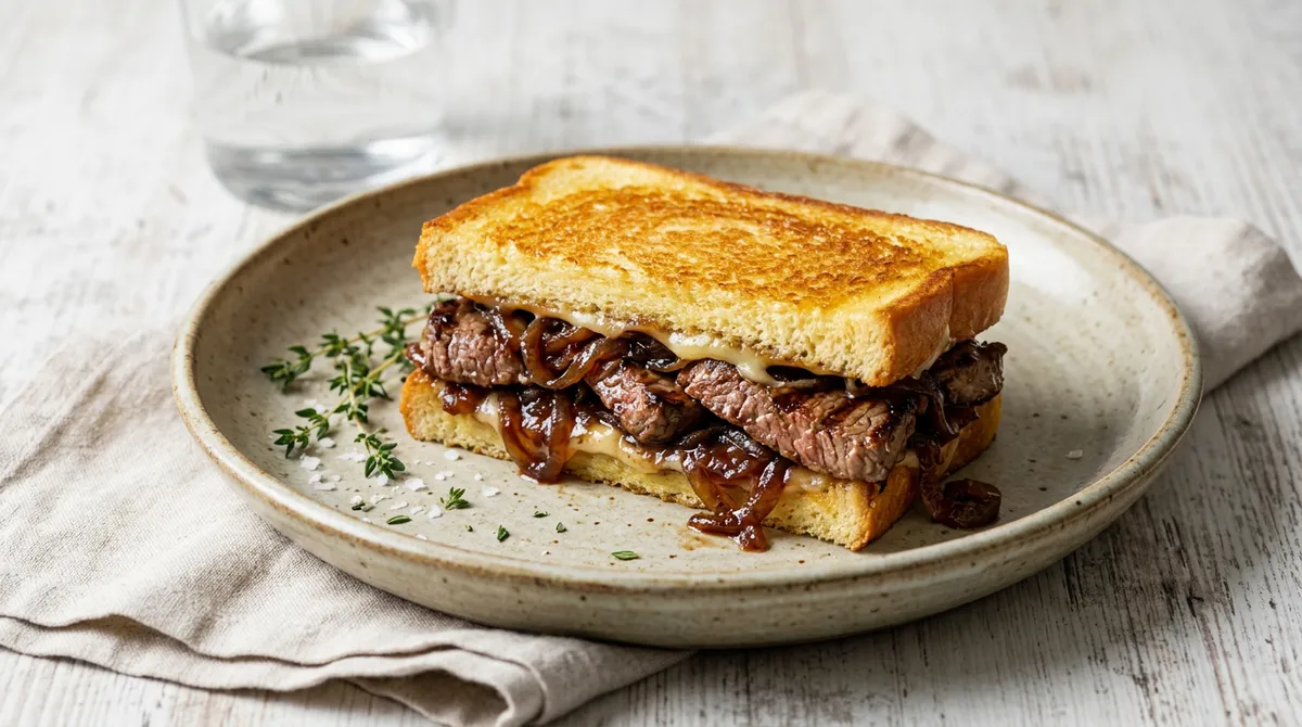 Balsamic Onion Steak Sandwich, The Key Is Caramelizing the Onions
