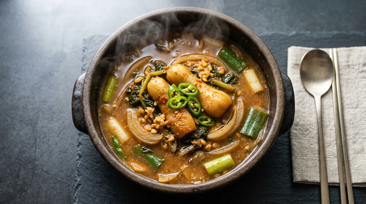 총각무된장지짐, 익은 김치에 멸치 육수 넣으니까 맛이 완전 달라요