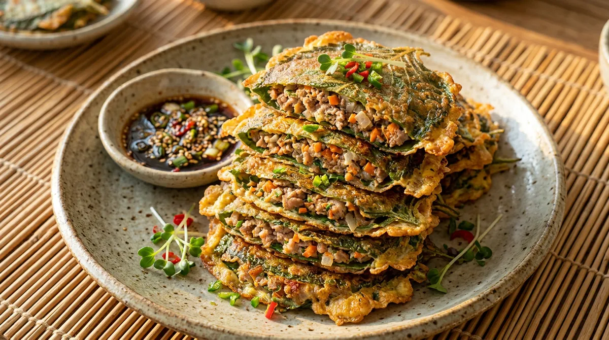 명절 깻잎전, 소를 꽉 채워 부치니까 속이 꽉 차서 맛있어요