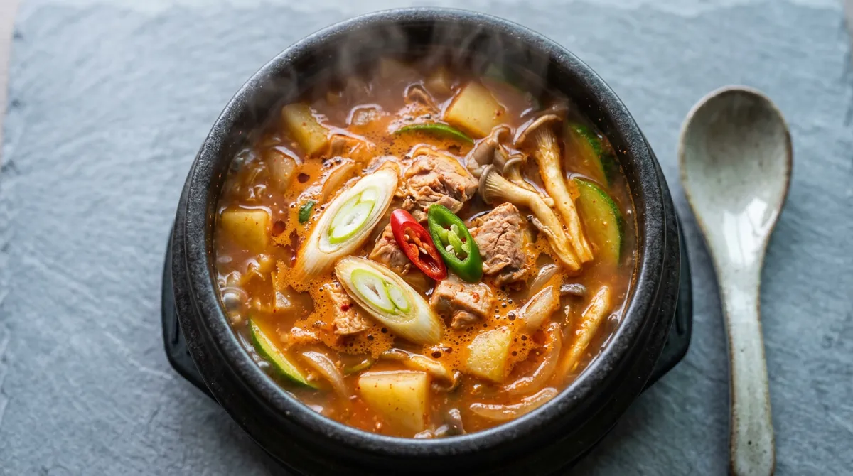 참치고추장찌개, 육수 먼저 우리고 넣으니까 감칠맛이 달라요