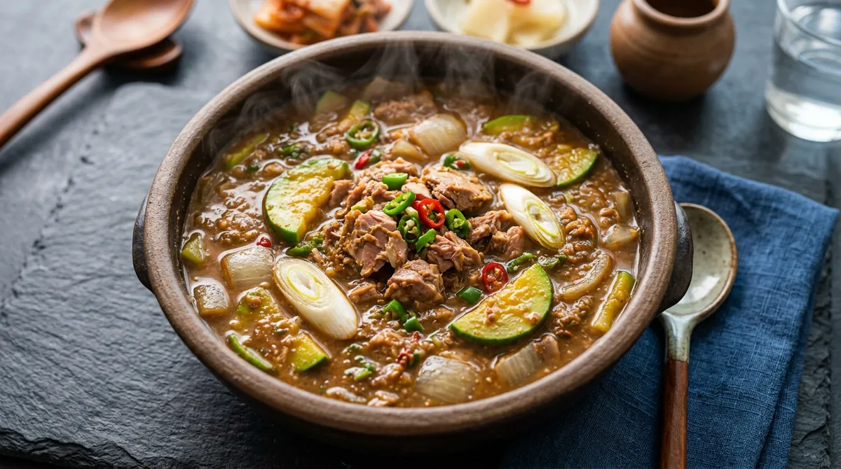 참치강된장, 된장에 참치 넣으니까 구수함이 배로 올라가요