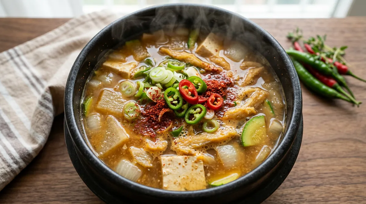 황태 된장찌개, 황태 먼저 볶아서 뽀얀 국물 내는 게 핵심이에요