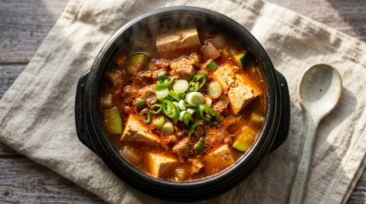 두부찌개, 새우젓 하나로 소금 간장 없이도 이 맛이 나왔어요