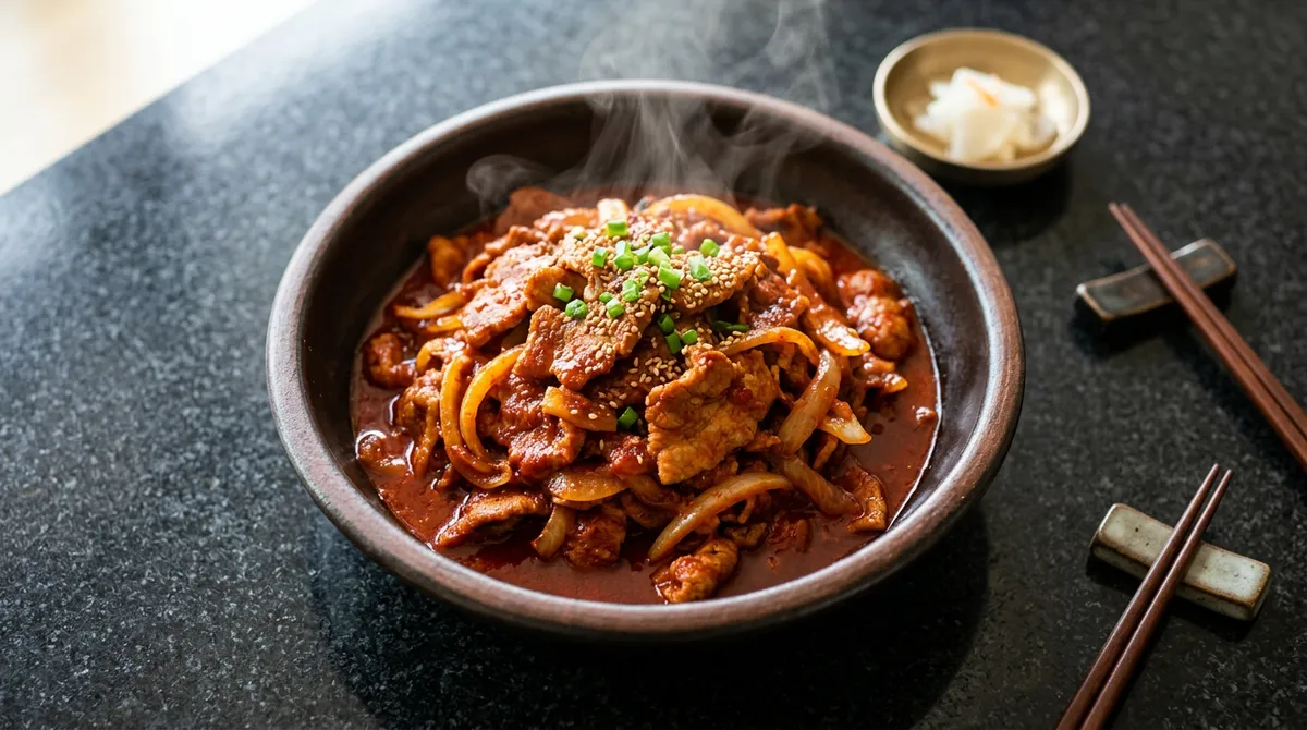 기사식당 제육볶음, 마늘 먼저 볶으면 고기 잡내가 확 날아가요