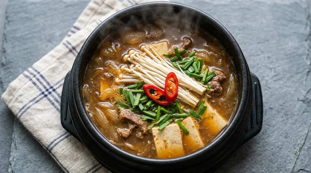 고깃집 된장찌개, 소고기 먼저 볶으면 국물이 깊어져요