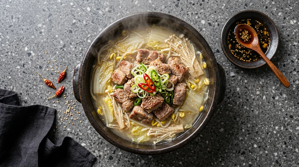 목살 알배추찜, 목살 기름 빼지 않고 그대로 채소 쪄내니까 깊은 맛이 나요