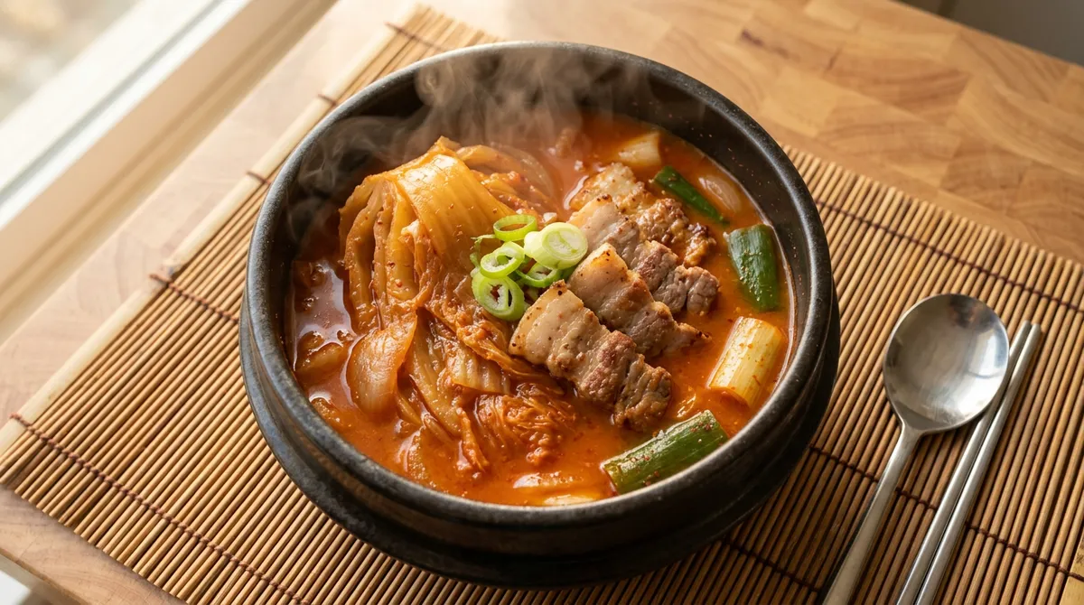 김치찜, 삼겹살 초벌 굽고 나서 국물이 진짜 달라져요