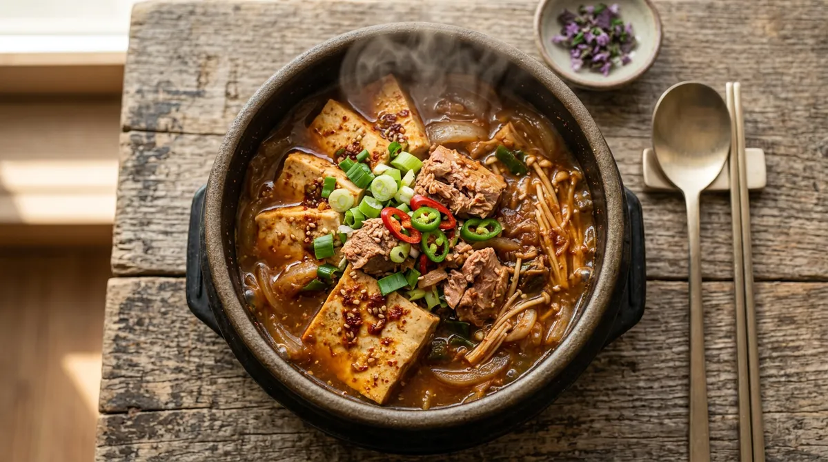 참치 두부조림, 참치 기름까지 다 넣어야 국물이 진해요