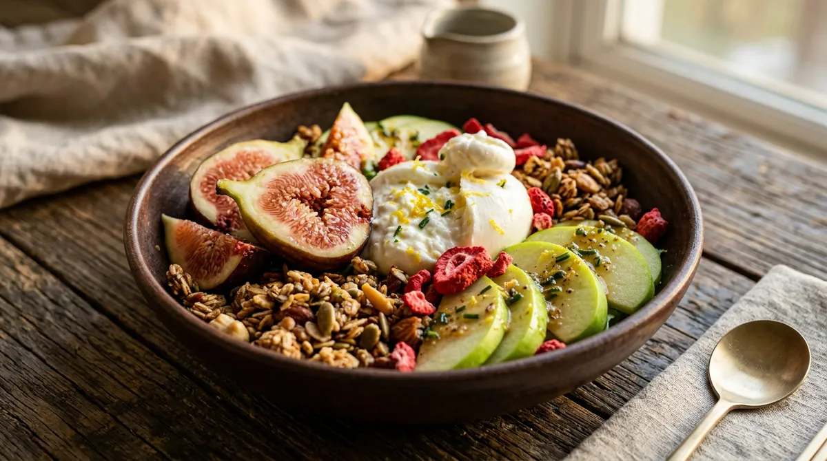 Fig Salad – Adding Lemon Zest to the Dressing Makes the Aroma Truly Come Alive