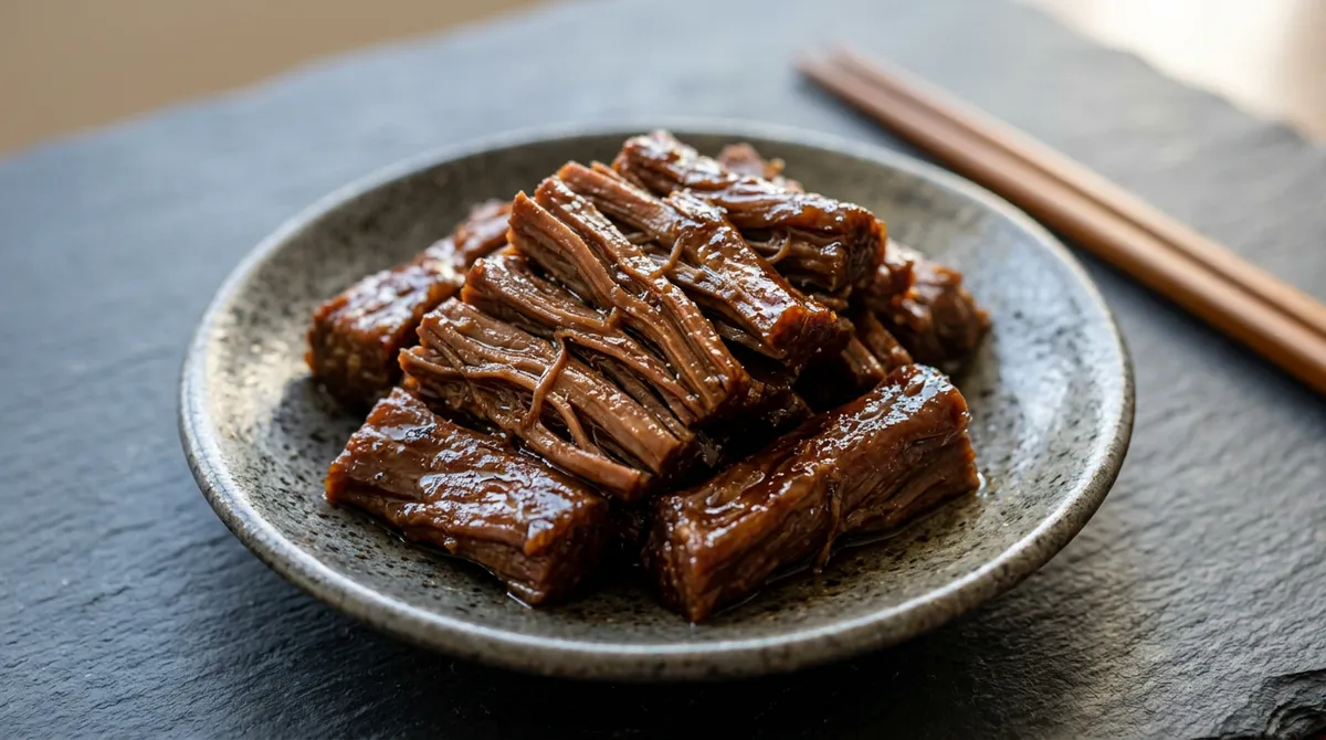 장조림, 간장에 담가두기만 해도 결이 살아있어요