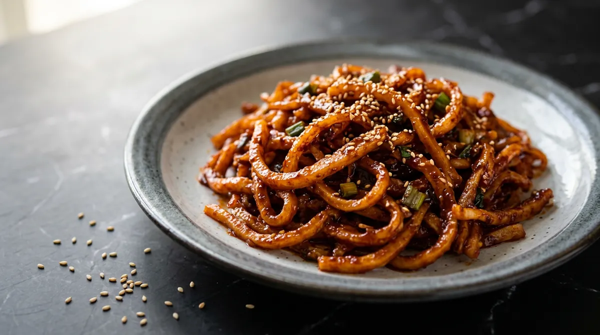 진미채볶음, 찌고 나서 버무렸더니 훨씬 부드럽고 쫄깃해요