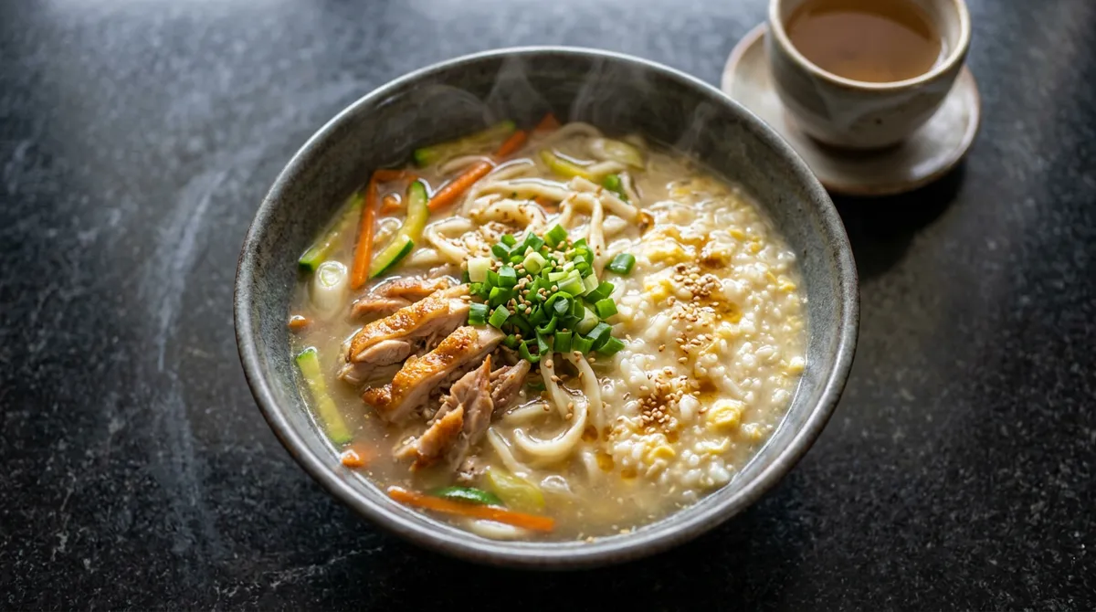 닭칼국수, 닭 먼저 노릇하게 구우면 국물이 달라요
