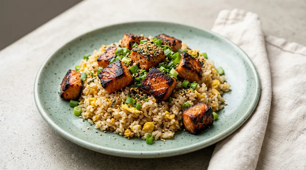 Salmon Fried Rice - It's All Store-Bought Ingredients, But Why Does It Taste So Amazing?