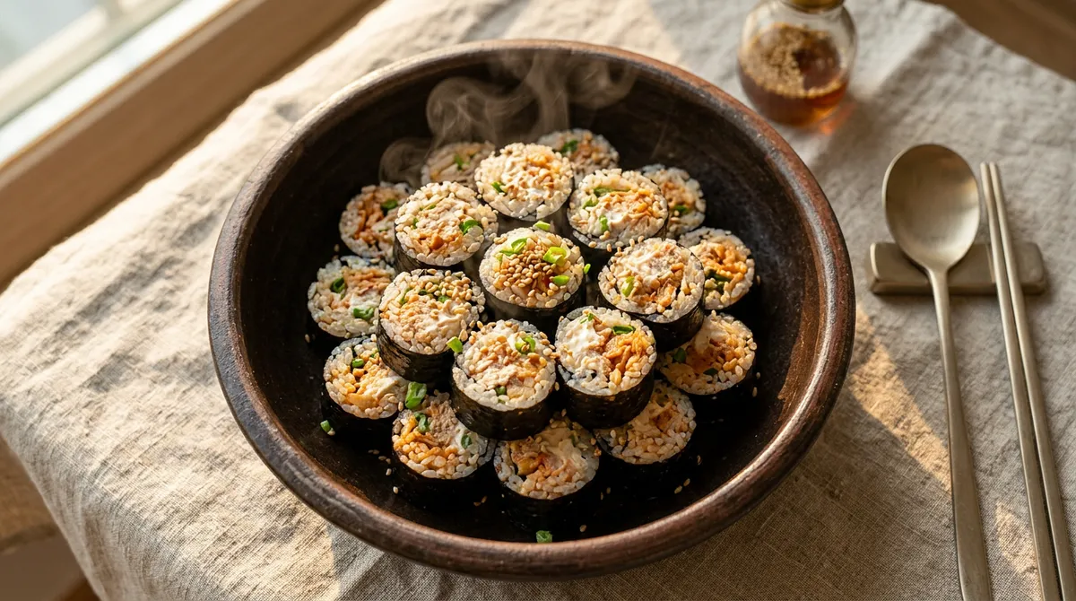 미니참치김밥, 참치에 마요 섞어서 한 입 크기로 말았더니 아이들이 좋아해요