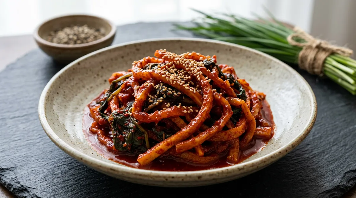 무말랭이 무침, 맛술에 절이니까 식감이 달라요