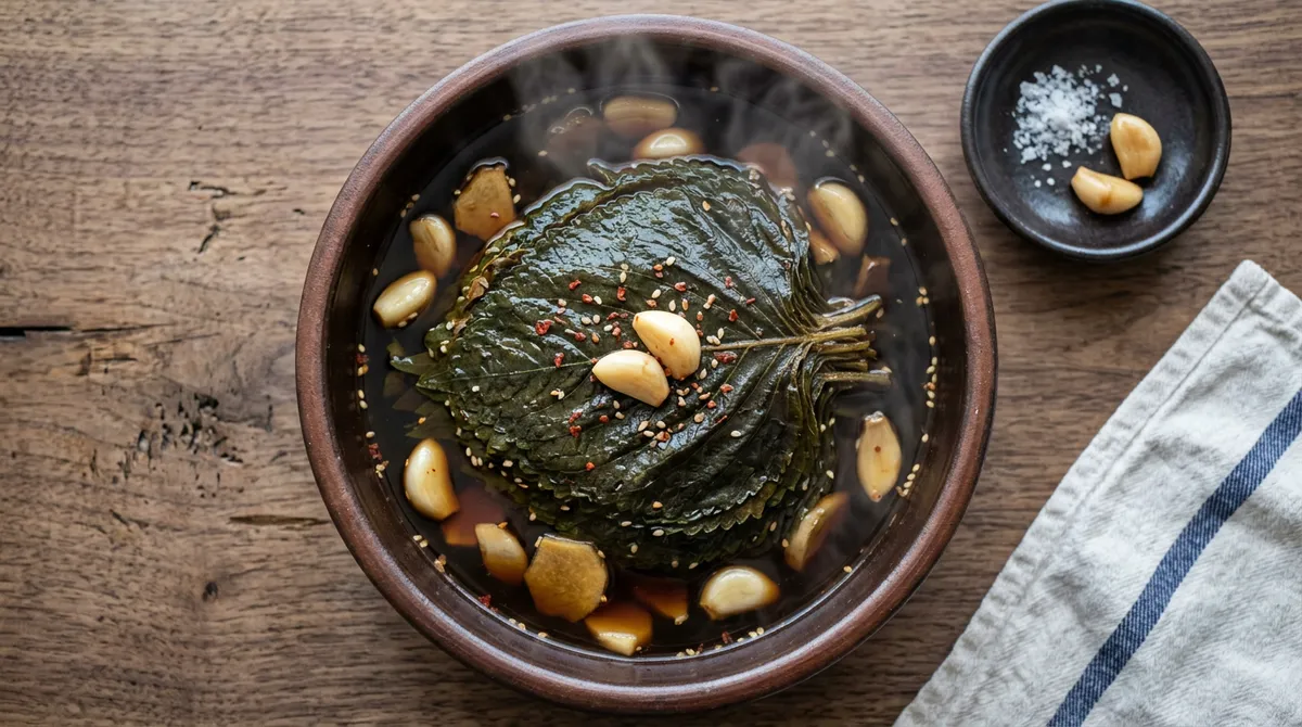 깻잎장아찌, 살짝 쪄서 담갔더니 향이 진하고 부드러워요