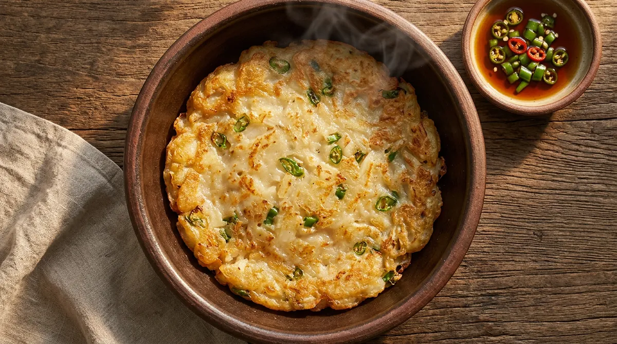 감자전, 감자 갈아서 전분 가라앉힌 거 쓰면 쫄깃해요