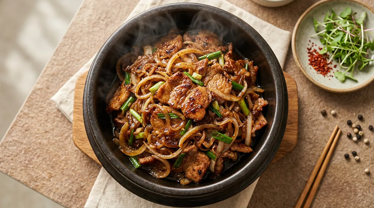 돼지불백, 양파 갈아서 양념했더니 대박집 맛이 그대로 났어요